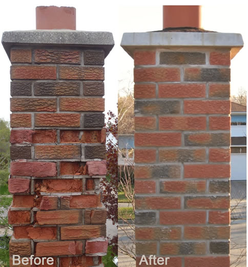 image of brick work and brick repair